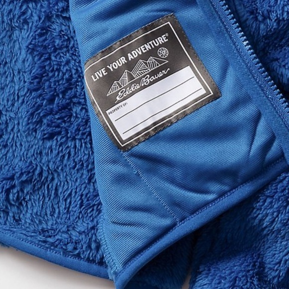 Kids New Quest Fleece Plush Hooded Jacket - Picture 4 of 6